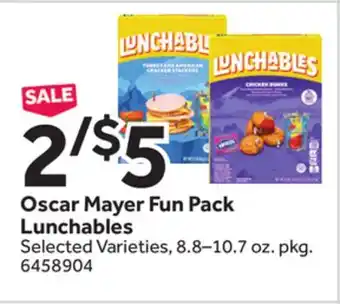 Stop&Shop Oscar Mayer Fun Pack Lunchables offer