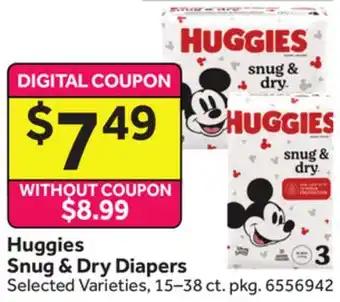 Stop&Shop Huggies Snug & Dry Diapers offer