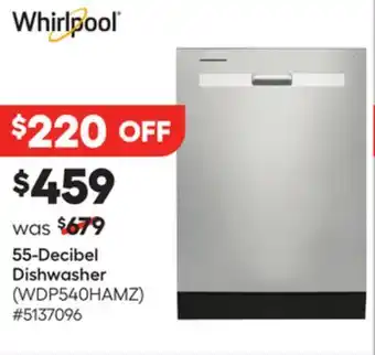 Lowe's 55-Decibel Dishwasher offer