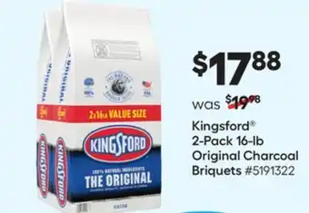 Lowe's 2-Pack 16-lb Original Charcoal Briquets offer