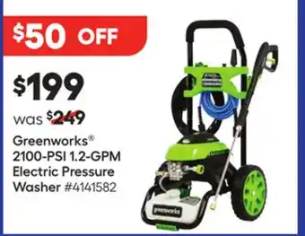 Lowe's 2100-PSI 1.2-GPM Electric Pressure Washer offer