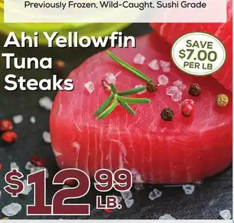 DeCicco & Sons Ahi Yellowfin Tuna Steaks offer