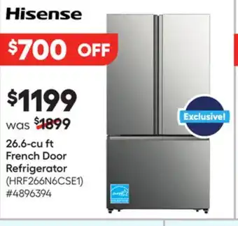 Lowe's 26.6-cu ft French Door Refrigerator offer