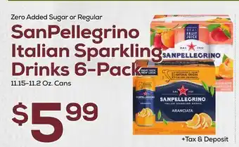 DeCicco & Sons SanPellegrino Italian Sparkling Drinks 6-Pack offer