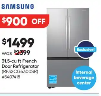 Lowe's 31.5-cu ft French Door Refrigerator offer