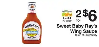 The Fresh Grocer Wing Sauce offer