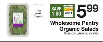 The Fresh Grocer Organic Salads offer
