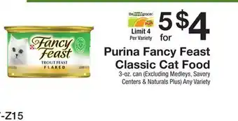 The Fresh Grocer Fancy Feast Classic Cat Food offer