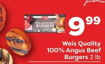 Weis Markets Weis Quality 100% Angus Beef Burgers offer