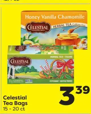 Weis Markets Celestial Tea Bags offer