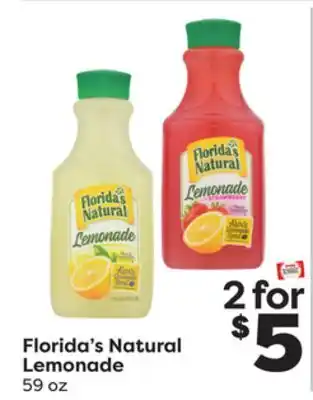 Weis Markets Florida's Natural Lemonade offer