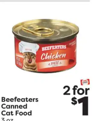 Weis Markets Beefeaters Canned Cat Food offer