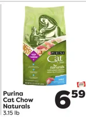 Weis Markets Purina Cat Chow Naturals offer