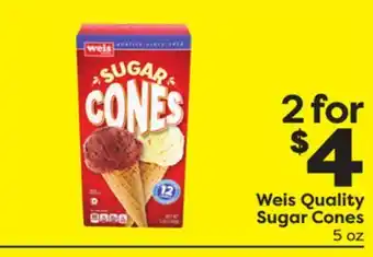 Weis Markets Weis Quality Sugar Cones offer