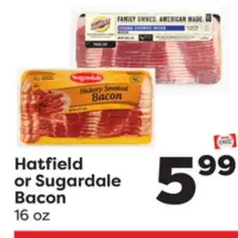 Weis Markets Hatfield or Sugardale Bacon offer