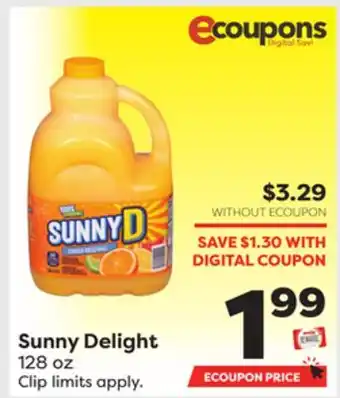 Weis Markets Sunny Delight offer