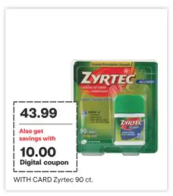 CVS Zyrtec 90 ct offer