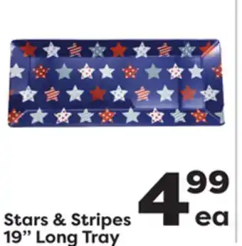 Weis Markets Stars & Stripes 19 Long Tray offer