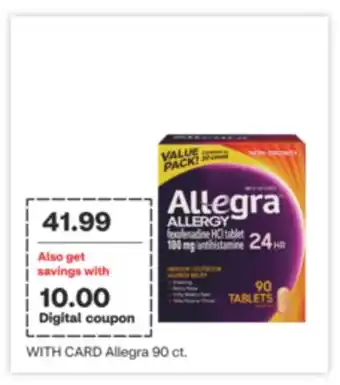 CVS Allegra 90 ct offer
