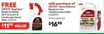 Lowe's Home Defense Ready-to-Use 1-Gallon Insect Killer offer