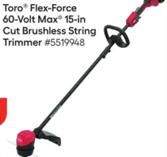 Lowe's Flex-Force 60-Volt Max i 15-in Cut Brushless String Trimmer offer