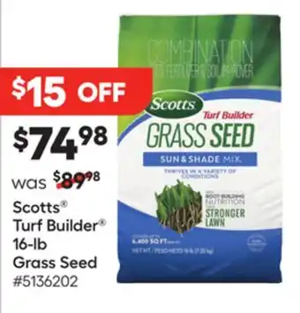 Lowe's Turf Builder 16-lb Grass Seed offer