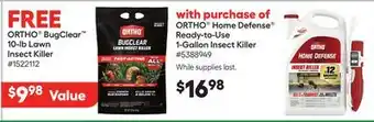 Lowe's ORTHO Home Defense Ready-to-Use 1-Gallon Insect Killer offer