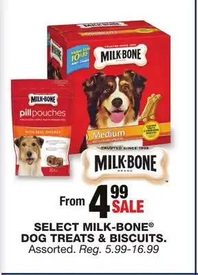 Blain's Farm & Fleet Select Milk-Bone Dog Treats & Biscuits offer