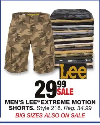 Blain's Farm & Fleet MEN'S LEE EXTREME MOTION SHORTS offer