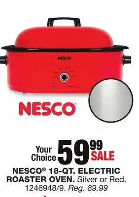 Blain's Farm & Fleet NESCO 18-QT. ELECTRIC ROASTER OVEN offer