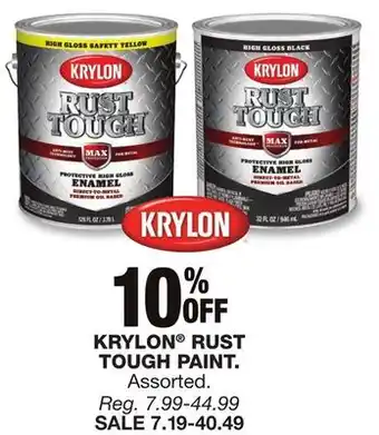 Blain's Farm & Fleet KRYLON RUST TOUGH PAINT offer