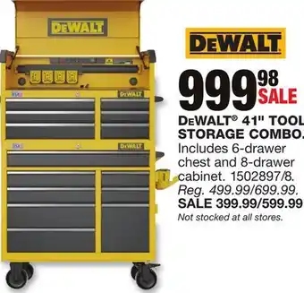 Blain's Farm & Fleet DEWALT 41 TOOL STORAGE COMBO offer