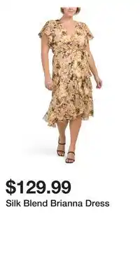 TJ Maxx Silk Blend Brianna Dress offer