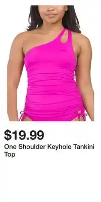 TJ Maxx One Shoulder Keyhole Tankini Top offer