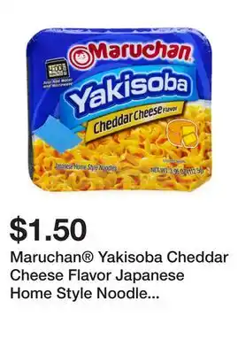 Five Below Maruchan Yakisoba Cheddar Cheese Flavor Japanese Home Style Noodle Bowl 3.96oz offer