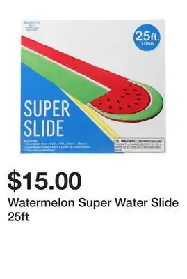 Five Below Watermelon Super Water Slide 25ft offer