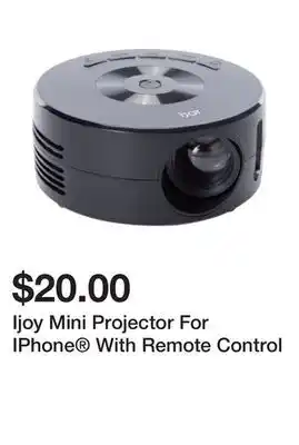 Five Below Ijoy Mini Projector For IPhone With Remote Control offer