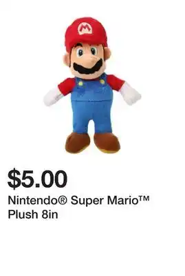 Five Below Nintendo Super Mario Plush 8in offer