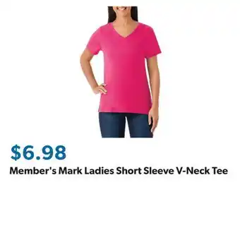 Sam's Club Member's Mark Ladies Short Sleeve V-Neck Tee offer