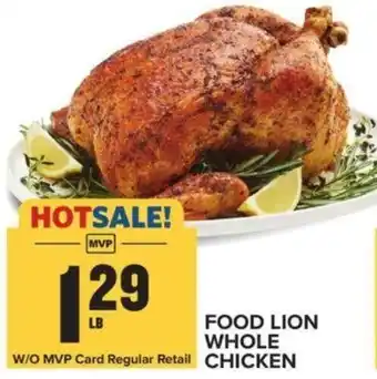 Food Lion FOOD LION WHOLE CHICKEN offer