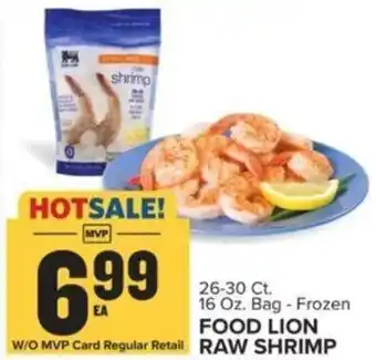 Food Lion FOOD LION RAW SHRIMP offer