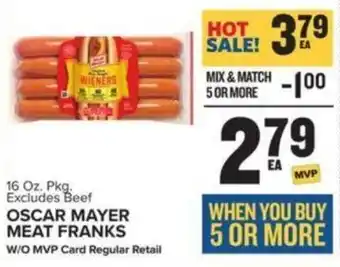 Food Lion OSCAR MAYER MEAT FRANKS offer