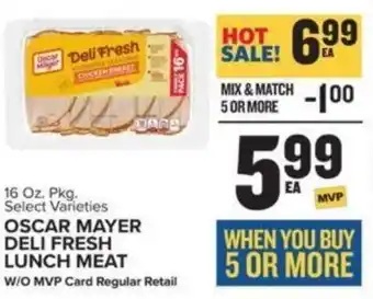 Food Lion OSCAR MAYER DELI FRESH LUNCH MEAT offer