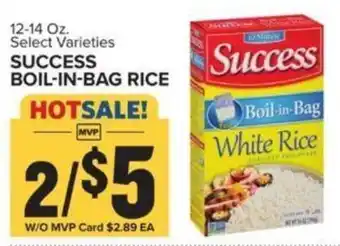 Food Lion SUCCESS BOIL-IN-BAG RICE offer