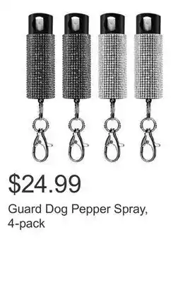Costco Guard Dog Pepper Spray, 4-pack offer