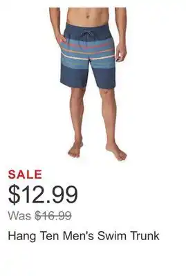 Costco Hang Ten Men's Swim Trunk offer