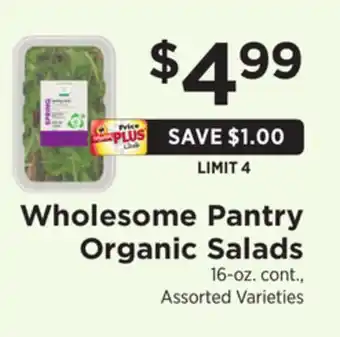 ShopRite Organic Salads offer