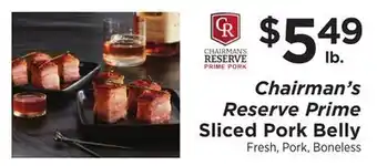 ShopRite Prime Sliced Pork Belly offer