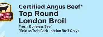 ShopRite Top Round London Broil offer