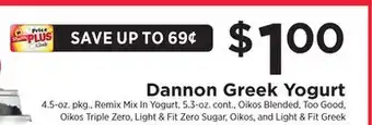 ShopRite Greek Yogurt offer